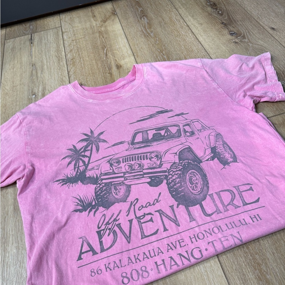 Hollister Pink Adventure Graphic Tee Size XS - Picture 6 of 6